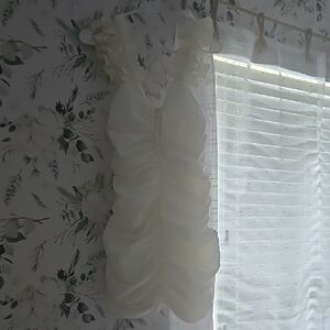 Zara White Elegant Dress